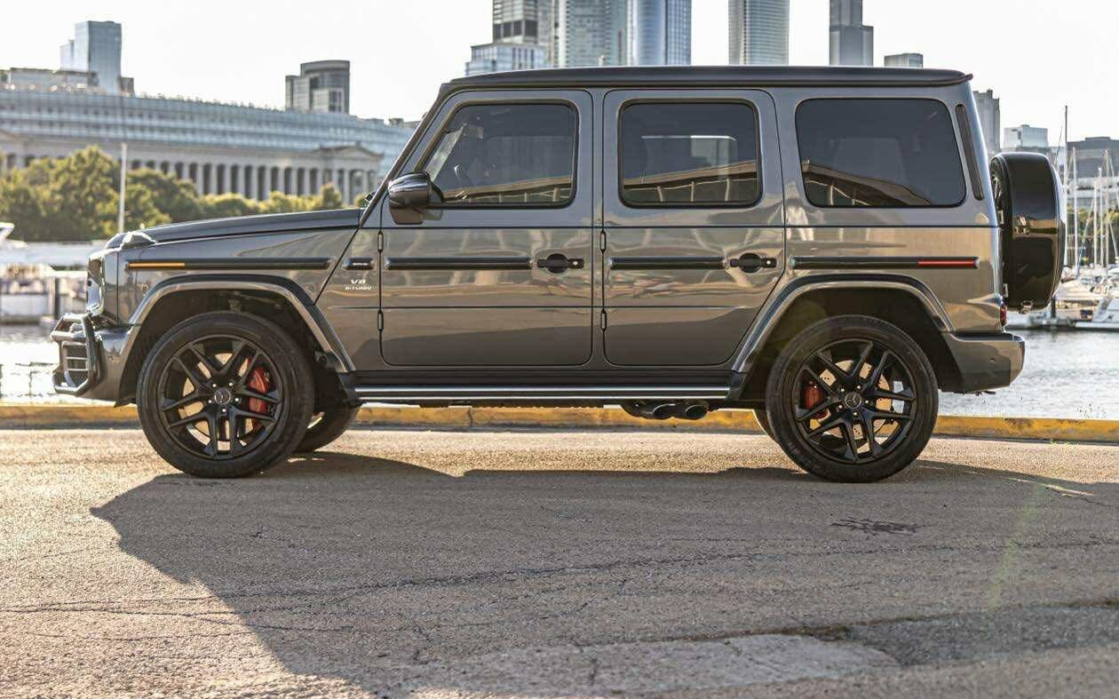 Mercedes-AMG G63 (Graphite Gray) rental in Orland Park, photo of the actual car