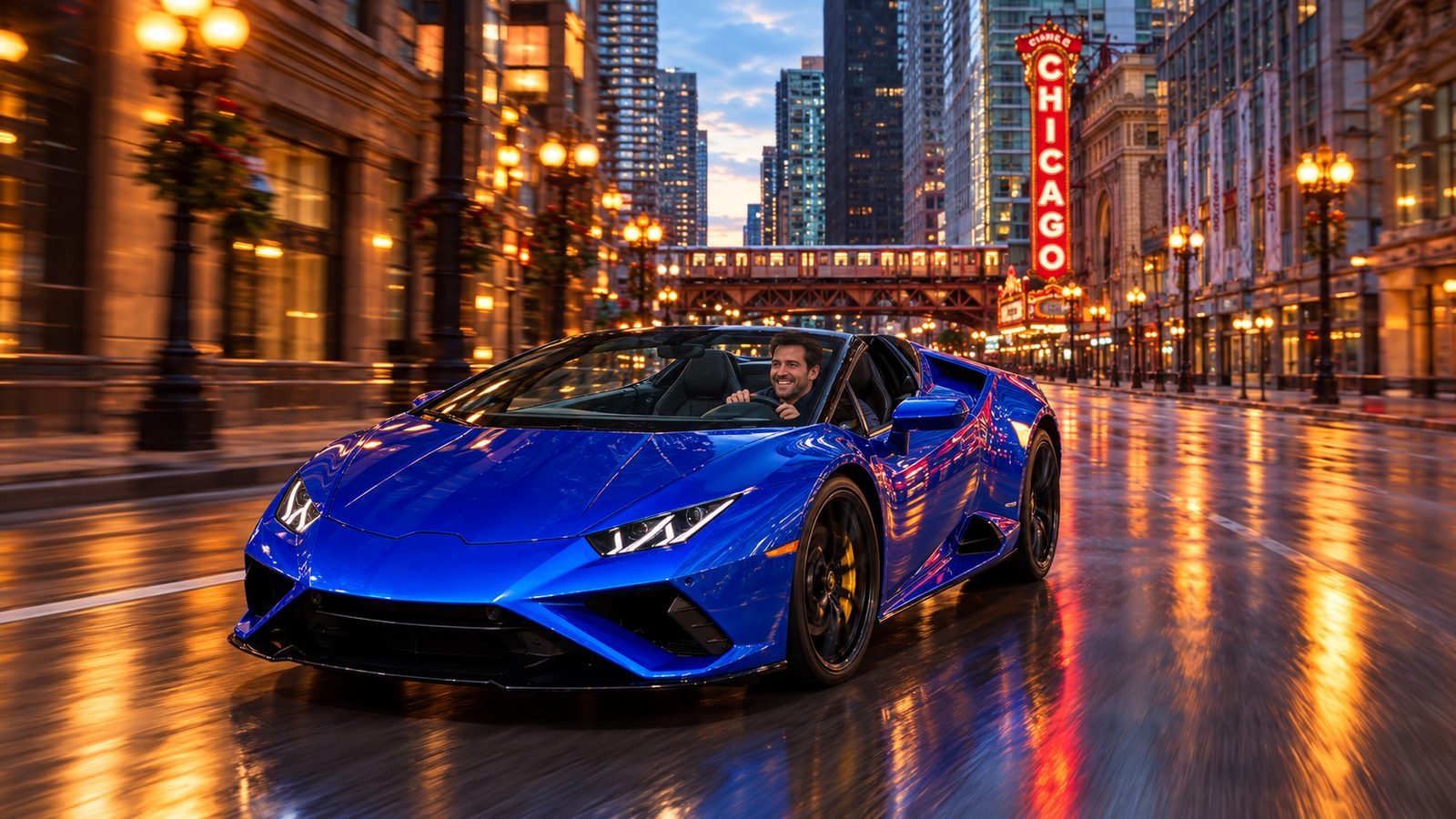 Bachelor & bachelorette parties with a car from Orland Park Exotic Rentals